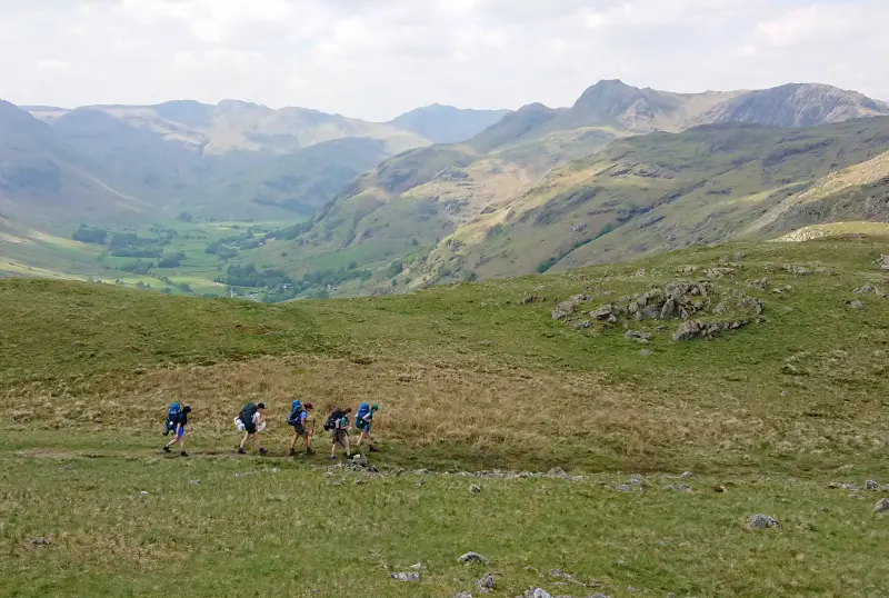 Group doing a Dof E expedition