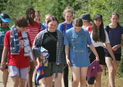 Group of happy teenagers in the outdoors