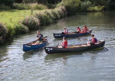Canoe session on Thames