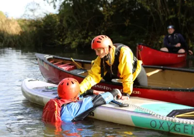 SUP rescue training at GAP training