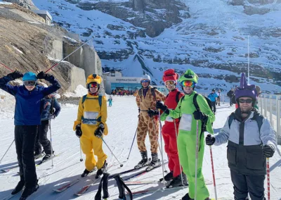 Dress-up on the ski slopes