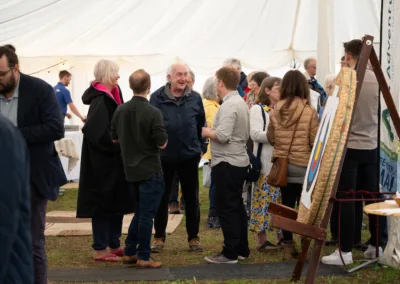 Supporters at fundraising event