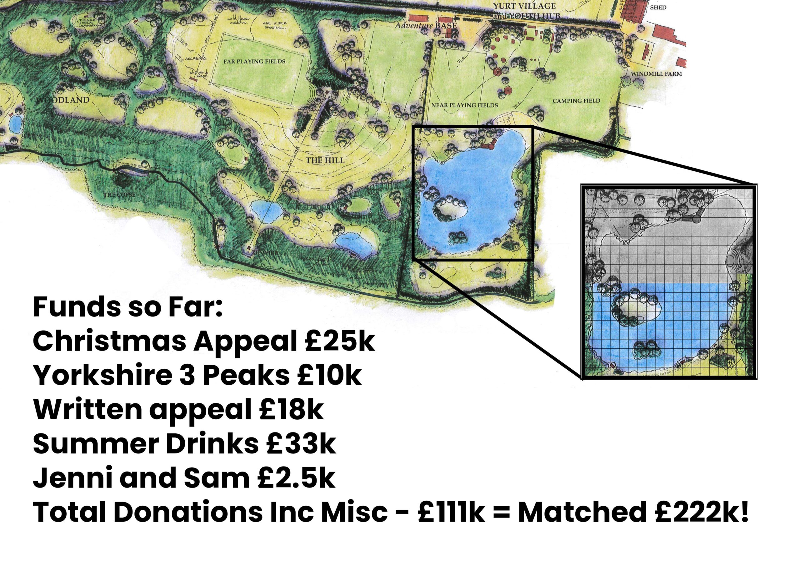 Lake fundraiser graphic