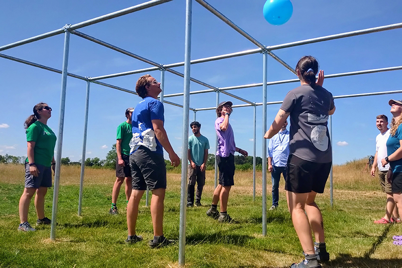 Young girl riding a bicycle